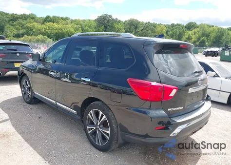 2019 Nissan Pathfinder Platinum z USA, uszkodzony, nr VIN 5N1DR2MM2KC624198